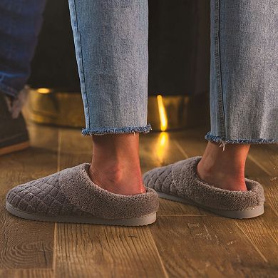 Dearfoams Libby Women's Quilted Terry Clog Slippers