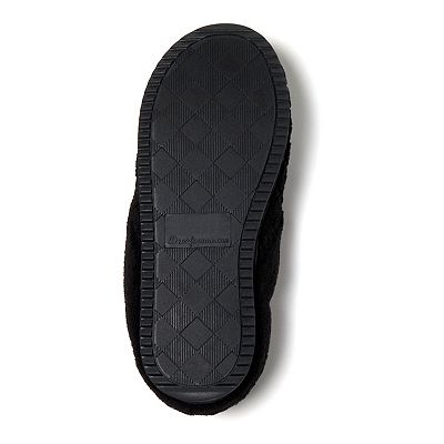 Dearfoams quilted terry clog shops slippers