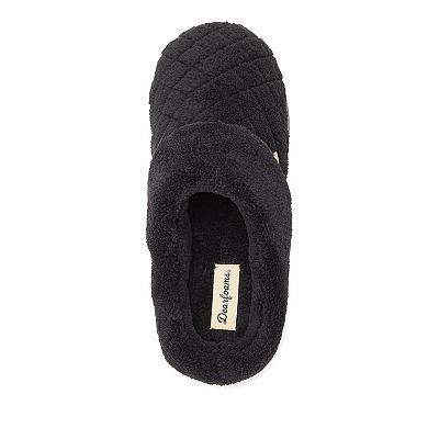 Dearfoams Libby Women's Quilted Terry Clog Slippers