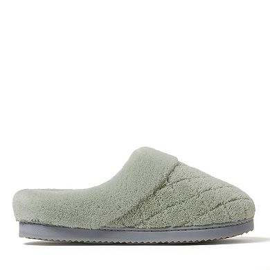 Dearfoams Libby Women's Quilted Terry Clog Slippers