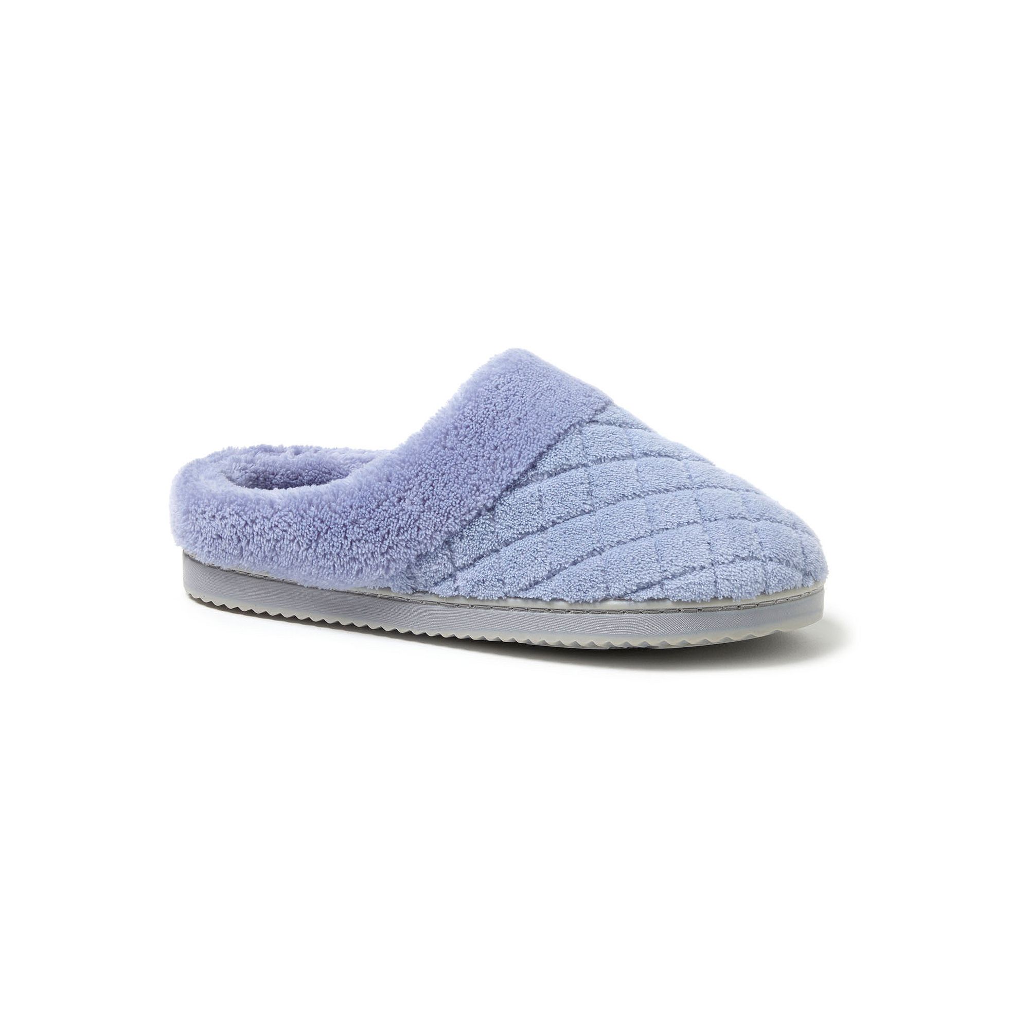 Dearfoams Libby Womens Quilted Terry Clog Slippers, Size: Small, Eventide