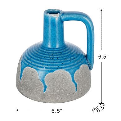 A&B Home Ceramic Flower Vessel Table Decor