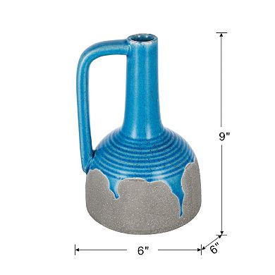 A&B Home Ceramic Flower Vessel Table Decor