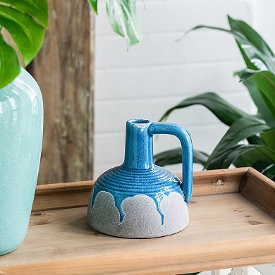 A&B Home Ceramic Flower Vessel Table Decor