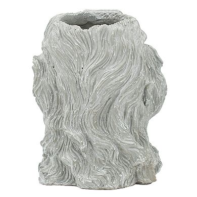 A&B Home Girl Statue Planter Table Decor