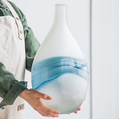 A&B Home Art Glass Vase Floor Decor