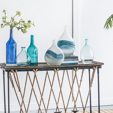 A&B Home Art Glass Vase Floor Decor