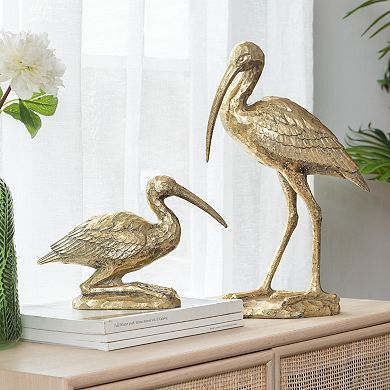 A&B Home Kneeling Crane Figurine