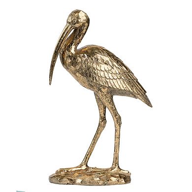 A&B Home Standing Crane Figurine