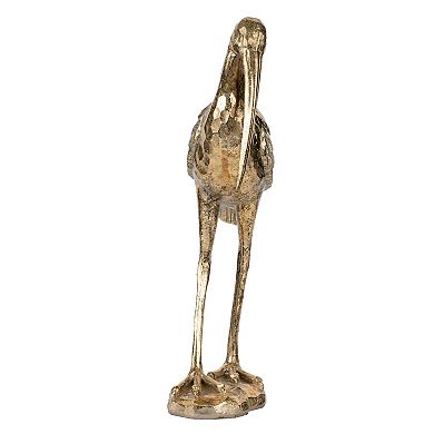 A&B Home Standing Crane Figurine