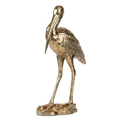 A&B Home Standing Crane Figurine