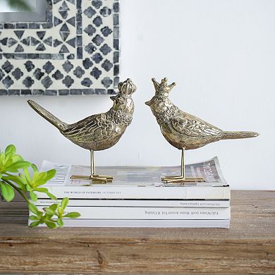 A&B Home Bird Statue Table Decor 2-piece Set