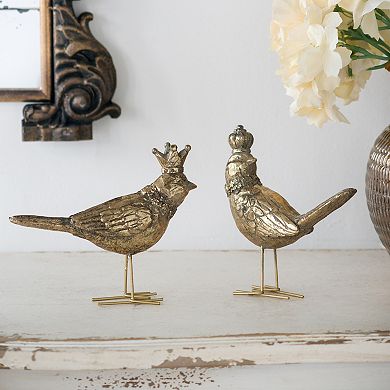 A&B Home Bird Statue Table Decor 2-piece Set