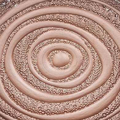 A&B Home Swirl Glass Charger Plate Table Decor