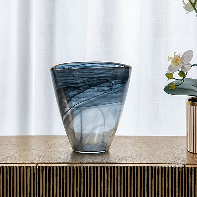A&B Home Oval Glass Vase Table Decor