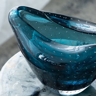 A&B Home U-Shaped Glass Vase Table Decor