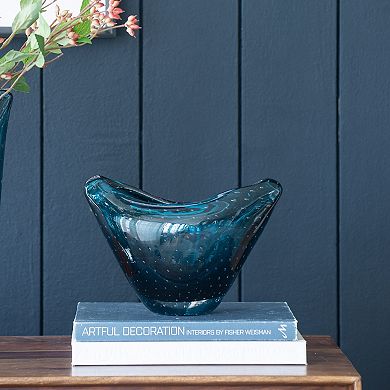 A&B Home U-Shaped Glass Vase Table Decor