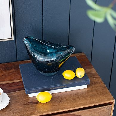 A&B Home U-Shaped Glass Vase Table Decor