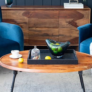 A&B Home U-Shaped Glass Vase Table Decor