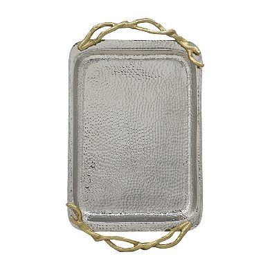 A&B Home Mabrey Branch Handle Tray Table Decor