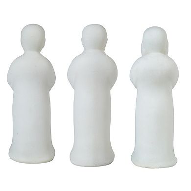 A&B Home Standing Monk Statues Table Decor 3-piece Set