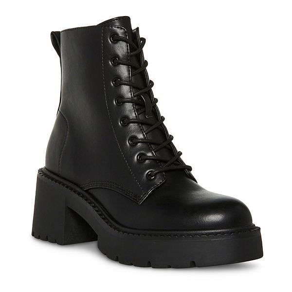 madden girl Talent Women's Combat Boots