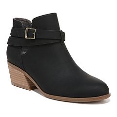 Dr scholls black outlet suede booties