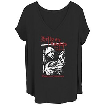 Disney's Pirates Of The Caribbean Jack Sparrow Juniors' Plus Size Hello Lovelies Graphic Tee