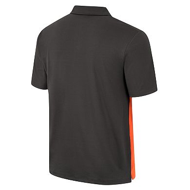 Men's Colosseum Charcoal Syracuse Orange Two Yutes Polo