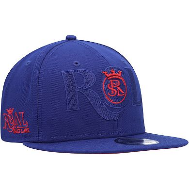 Men's New Era Blue Real Salt Lake Kick Off 9FIFTY Snapback Hat