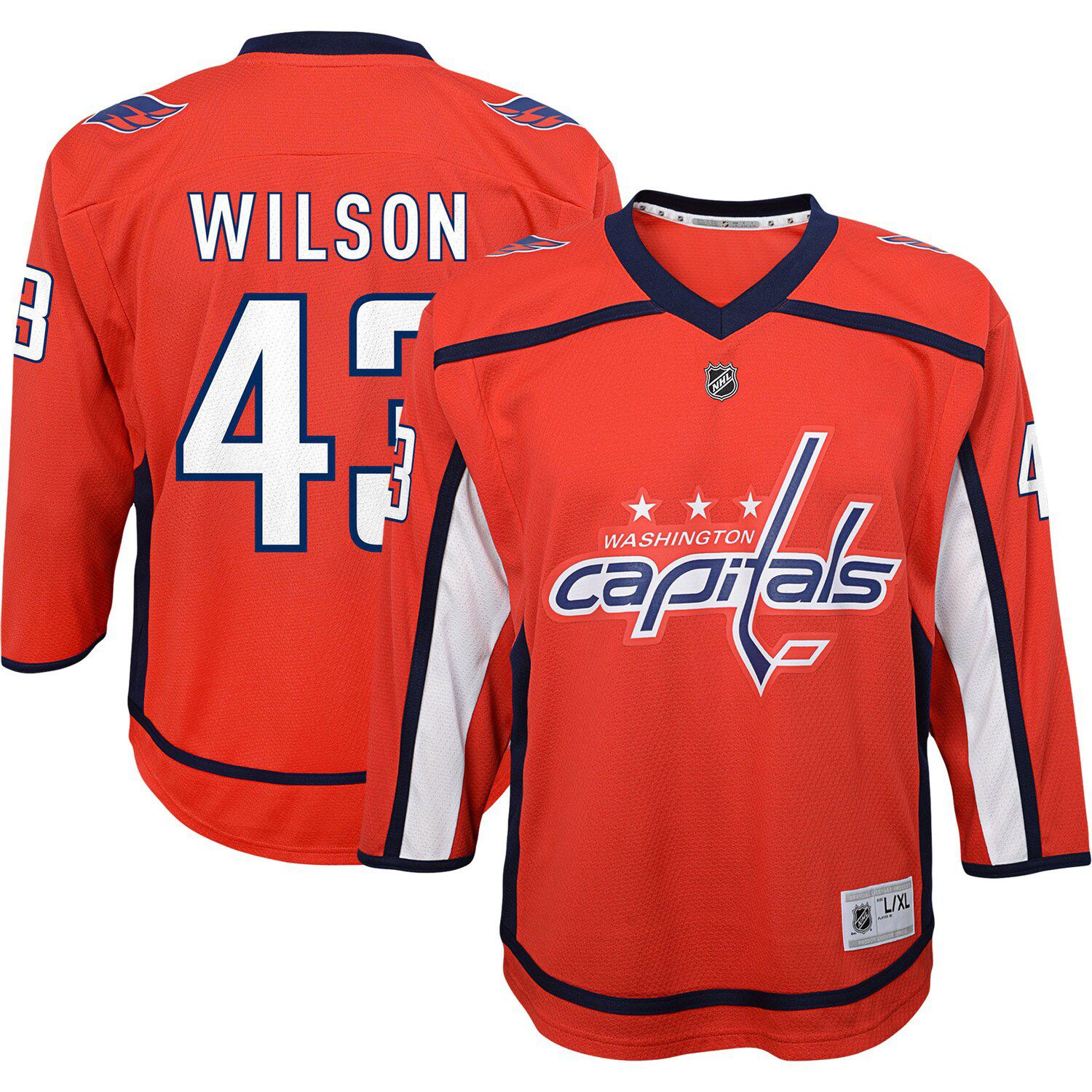 Women's Fanatics Branded Tom Wilson White Washington Capitals 2023 NHL Stadium Series Breakaway Player Jersey