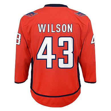 Youth Tom Wilson Red Washington Capitals Home Replica Player Jersey