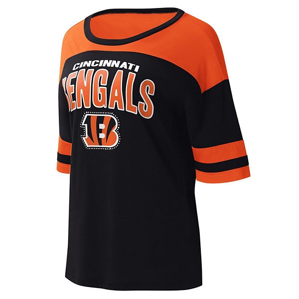 Women's G-III 4Her by Carl Banks White/Black Cincinnati Bengals