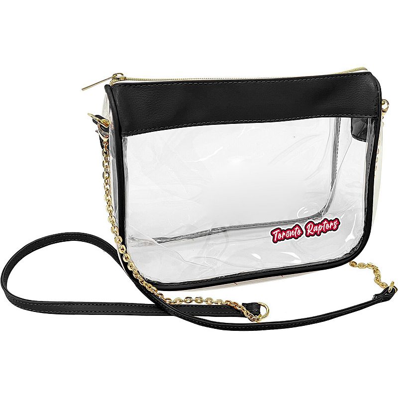 Toronto Raptors Hype Stadium Crossbody Clear Bag, Rpt Team