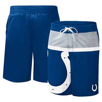 Men's G-III Sports by Carl Banks Royal Indianapolis Colts Sea Wind Swim Trunks