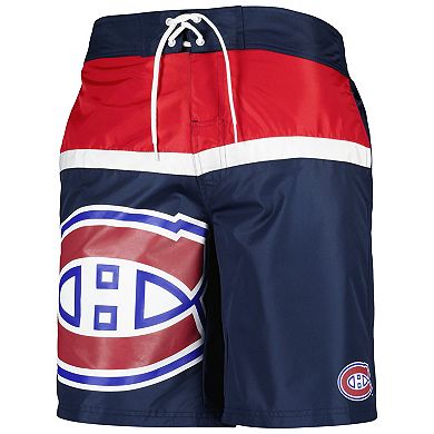 Men's Starter Navy Montreal Canadiens Sea Wind Swim Trunks