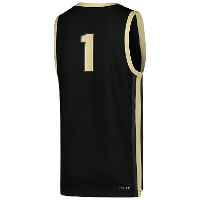 Youth Nike #1 Black Purdue Boilermakers Icon Replica Basketball Jersey