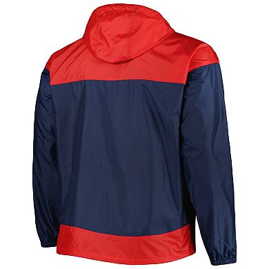Men's Columbia Navy Boston Red Sox Flash Forward Challenger Omni-Shade Full-Zip Windbreaker
