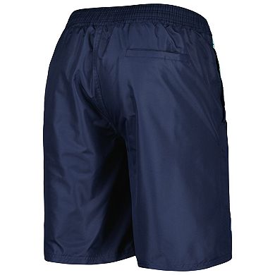 Men's Starter Deep Sea Blue Seattle Kraken Sea Wind Swim Trunks