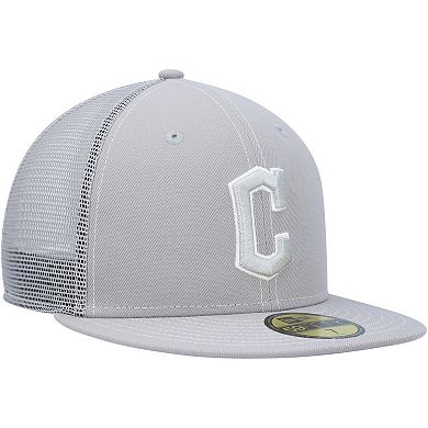 Men's New Era  Gray Cleveland Guardians 2023 On-Field Batting Practice 59FIFTY Fitted Hat