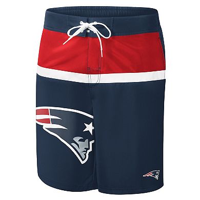 Men's G-III Sports by Carl Banks Navy New England Patriots Sea Wind Swim Trunks