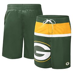 FOCO Green Bay Packers Green/Gold Gradient Rash Guard Swim Shirt