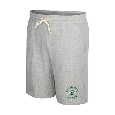 Men's Colosseum Heather Gray Colorado State Rams Love To Hear This Terry Shorts