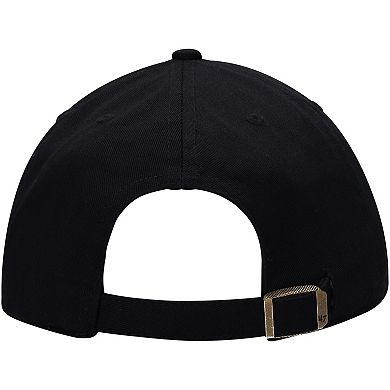 Men's '47 Black New Jersey Devils Script Jersey Clean Up Adjustable Hat