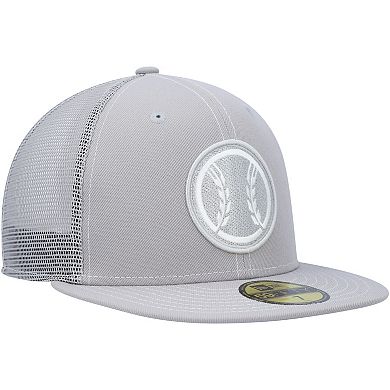 Men's New Era Gray Milwaukee Brewers 2023 On-Field Batting Practice 59FIFTY Fitted Hat