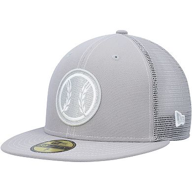Men's New Era Gray Milwaukee Brewers 2023 On-Field Batting Practice 59FIFTY Fitted Hat