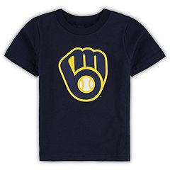 OFFICIAL MLB Apparel Milwaukee Brewers KIDS Adjustable BASEBALL