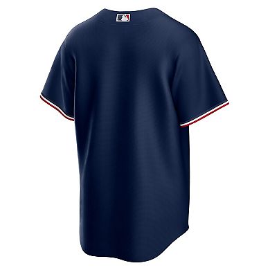 Men's Nike Navy Minnesota Twins Alternate Replica Team Logo Jersey
