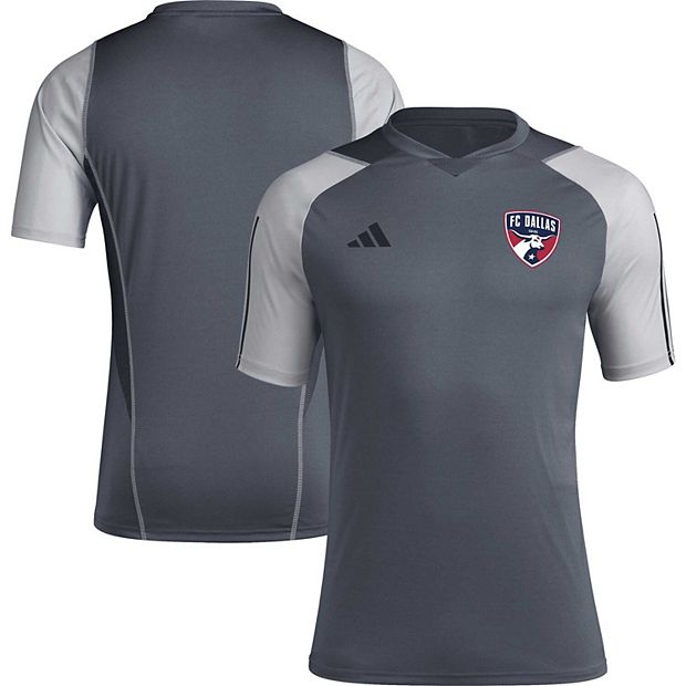 Men's adidas Gray FC Dallas 2023 On-Field Sleeveless Training Jersey