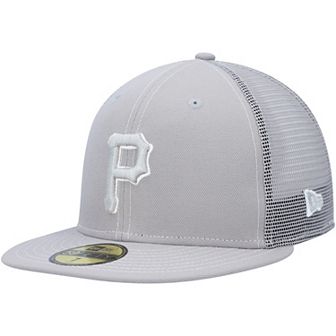 Men's New Era Gray Pittsburgh Pirates 2023 On-Field Batting Practice 59FIFTY Fitted Hat